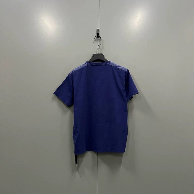 Prada PRADA Blue V-Neck Pocket Short Sleeve - dmc Size US XL / EU 56 / 4 - 3 Thumbnail