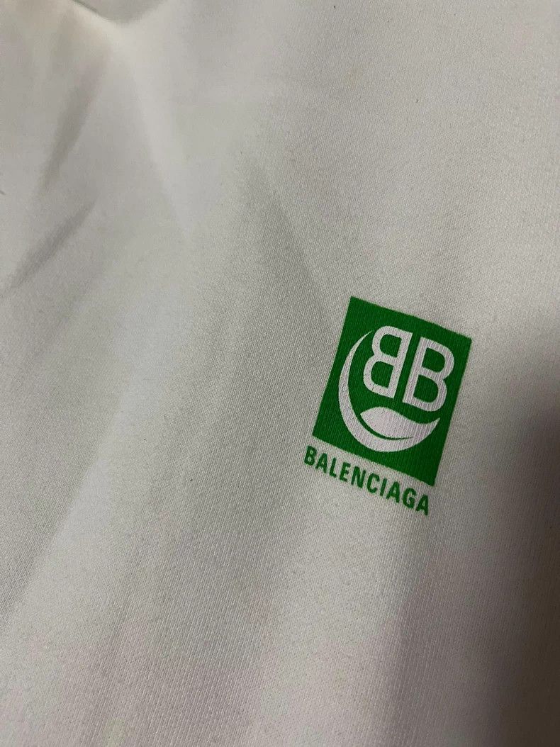 Balenciaga Balenciaga White Eco Hoodie S - dmc Size US S / EU 44-46 / 1 - 2 Thumbnail