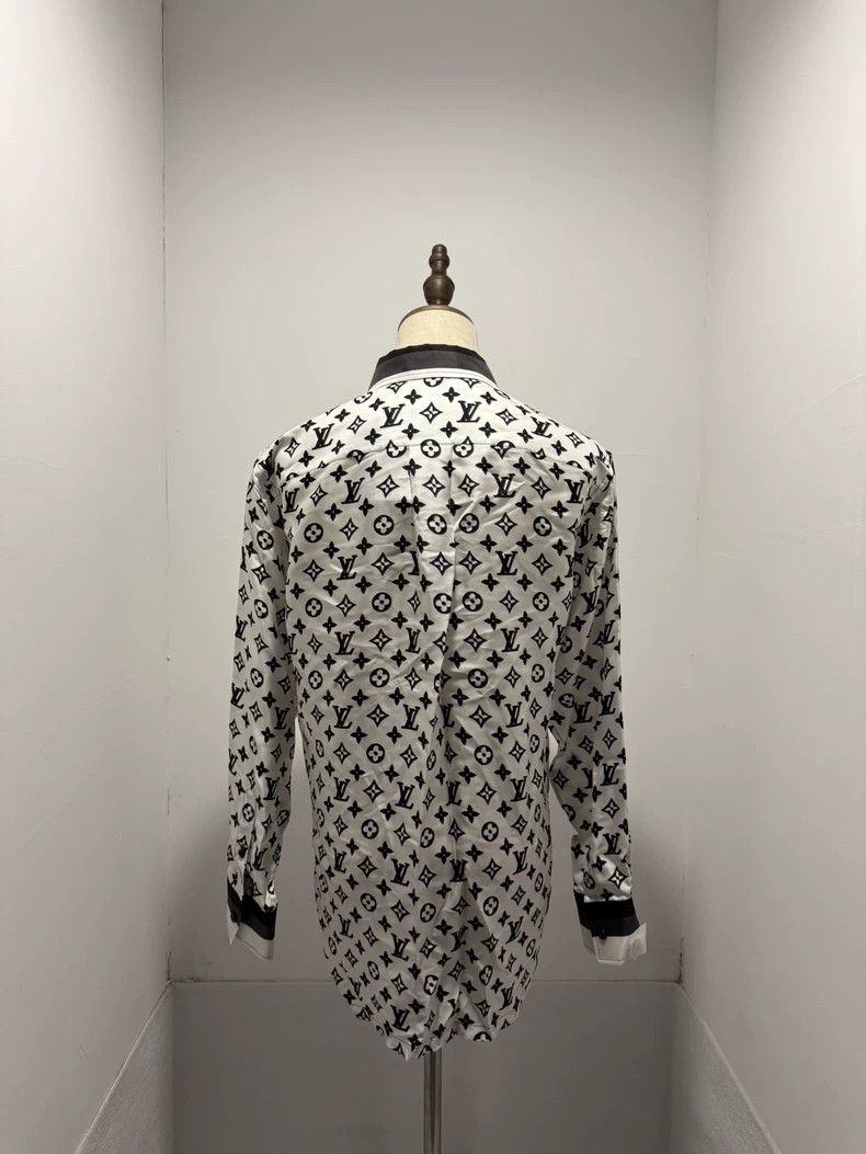 Louis Vuitton Louis Vuitton Monogram Silk Shirt - dmc Size US S / EU 44-46 / 1 - 2 Thumbnail