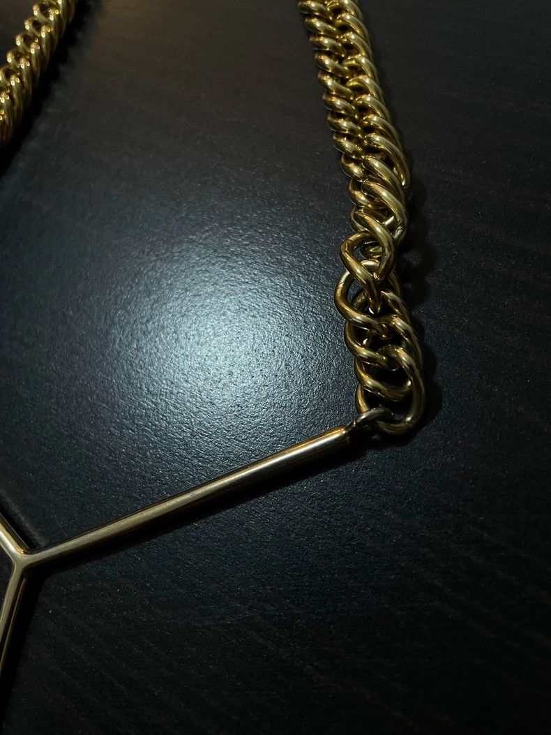 Y/Project Y Project Gold Y Logo Chunky Necklace - dmc Size ONE SIZE - 4 Thumbnail