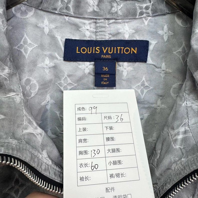 Louis Vuitton Louis Vuitton Gray Distressed Print Jacket - dmc Size US XS / EU 42 / 0 - 2 Thumbnail