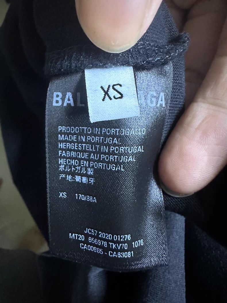 Balenciaga Balenciaga Double B Flame Short Sleeve - dmc Size US XS / EU 42 / 0 - 6 Thumbnail