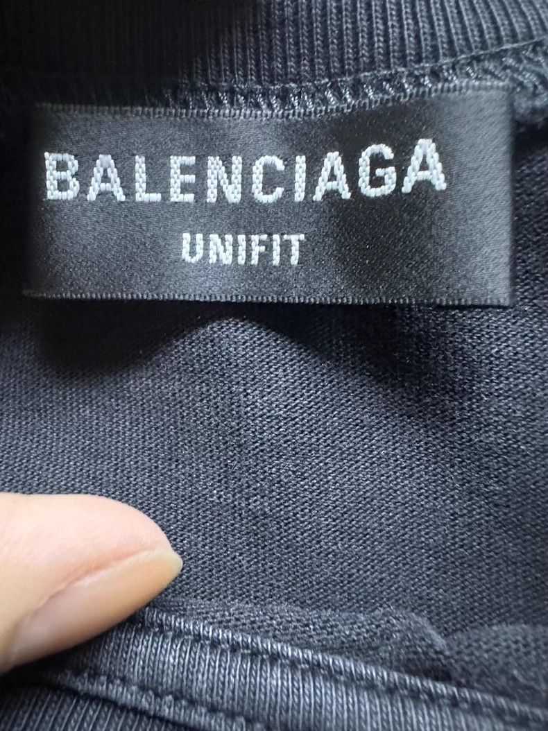 Balenciaga Balenciaga Double B Flame Short Sleeve - dmc Size US XS / EU 42 / 0 - 3 Thumbnail