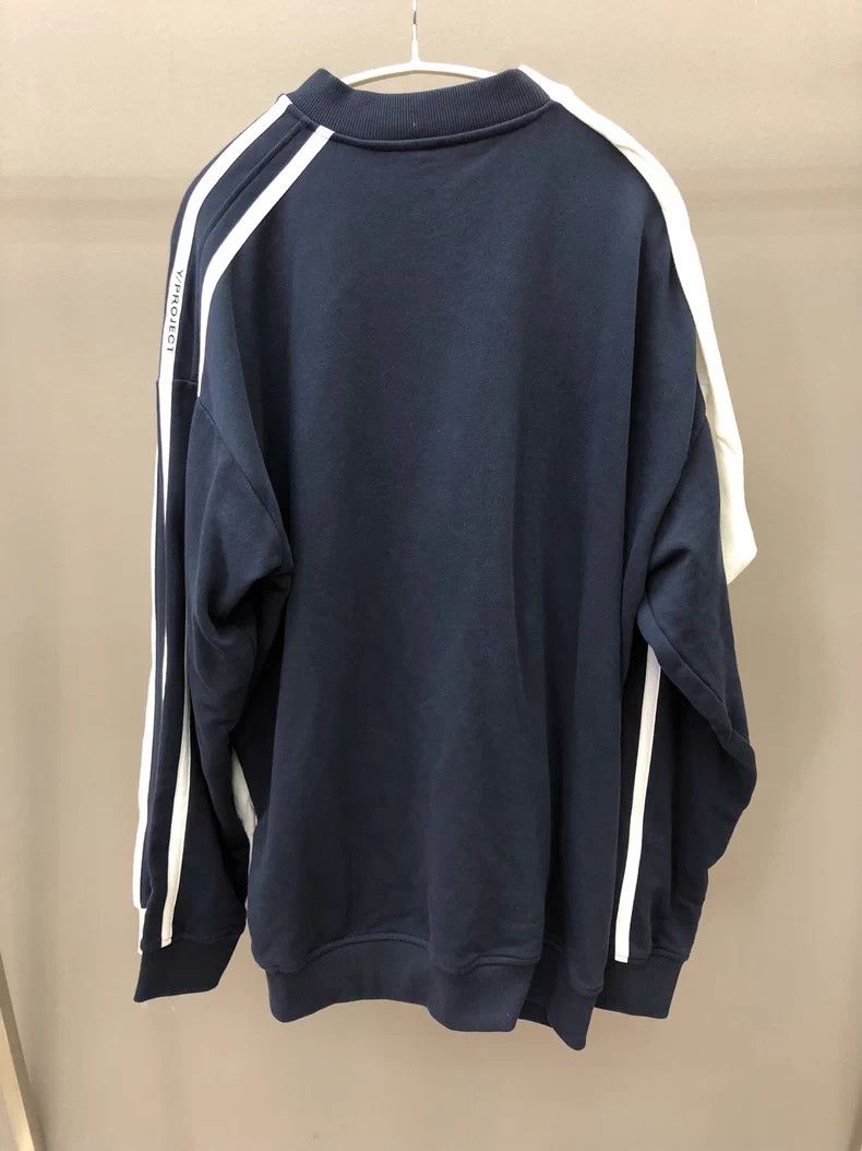 Y/Project Y/PROJECT White Long-Sleeve Sweatshirt XXS - dmc Size US XXS / EU 40 - 2 Thumbnail