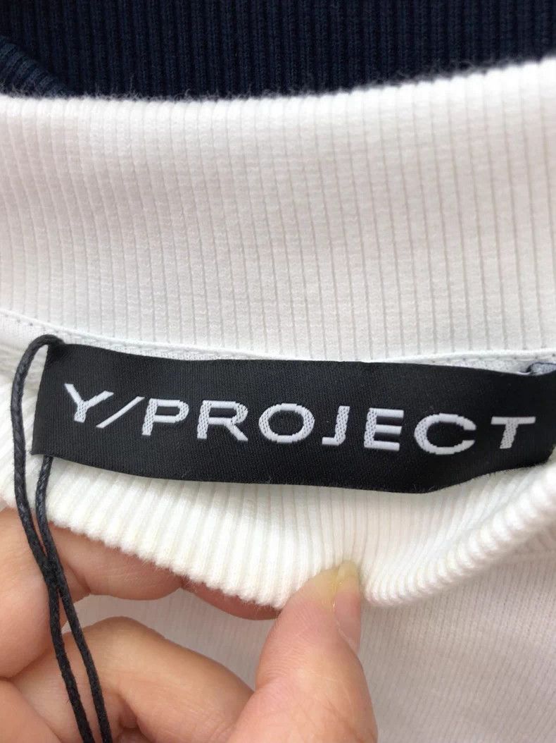 Y/Project Y/PROJECT White Long-Sleeve Sweatshirt XXS - dmc Size US XXS / EU 40 - 3 Thumbnail