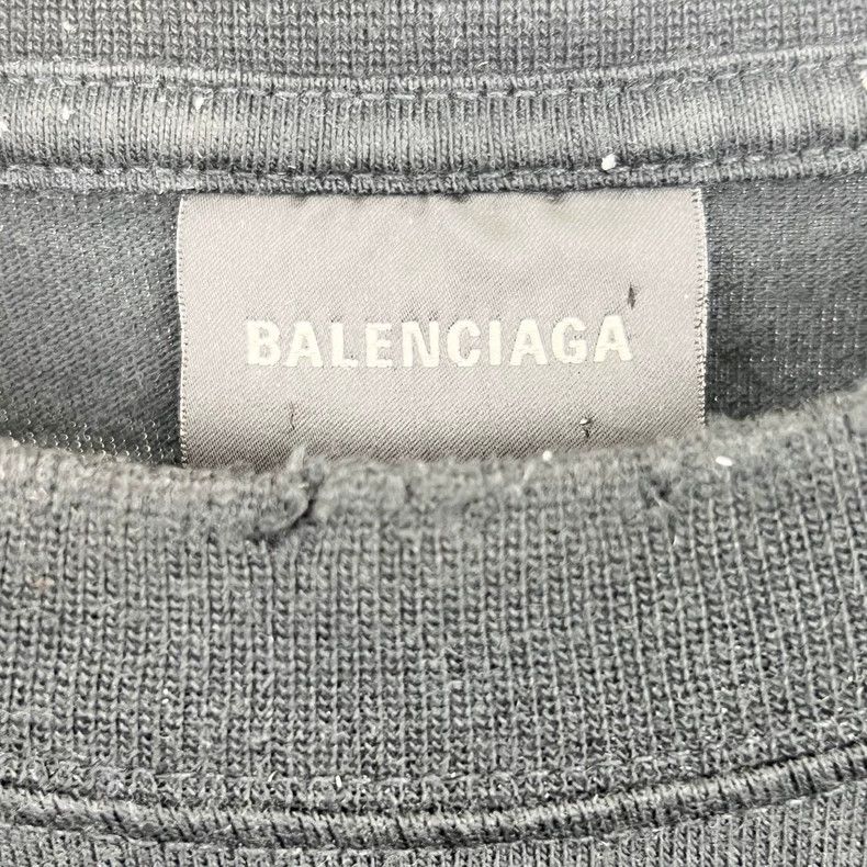 Balenciaga Balenciaga Black Logo Short Sleeve Tee - dmc Size US S / EU 44-46 / 1 - 3 Thumbnail