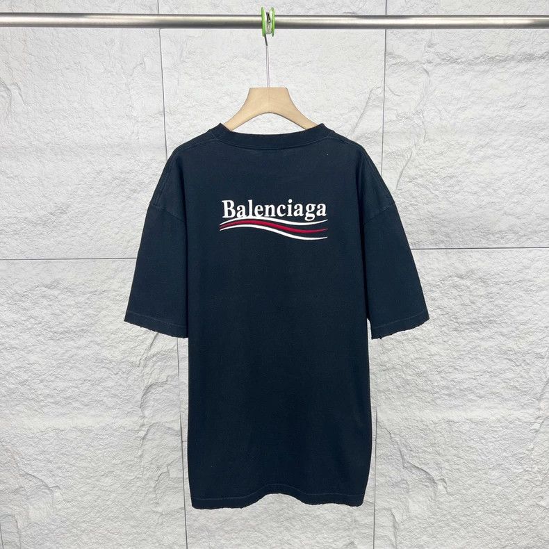 Balenciaga Balenciaga Black Logo Short Sleeve Tee - dmc Size US S / EU 44-46 / 1 - 2 Thumbnail