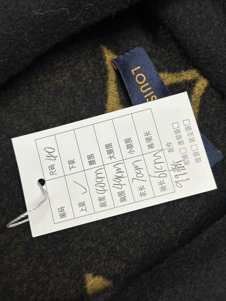 Louis Vuitton Louis Vuitton Black Double-Breasted Coat - dmc Size US S / EU 44-46 / 1 - 3 Thumbnail