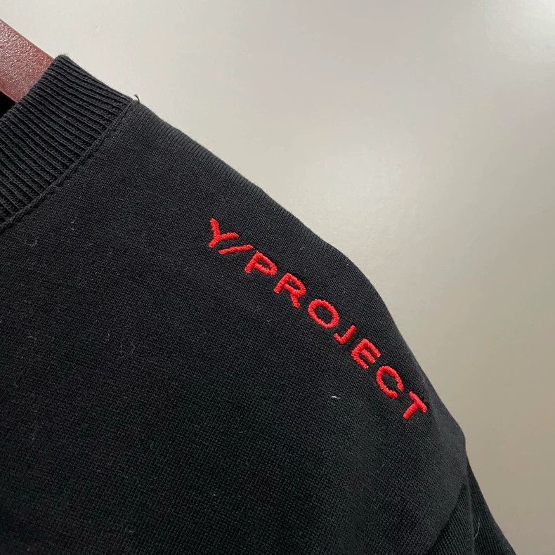 Y/Project Y/PROJECT Black Logo Embroidered Bodysuit - dmc Size US 38 / EU 54 - 2 Thumbnail