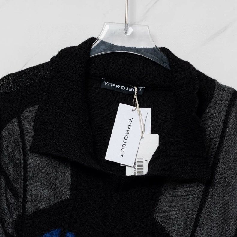Y/Project Y/Project Asymmetric Wool Knit Sweater - dmc Size US S / EU 44-46 / 1 - 2 Thumbnail