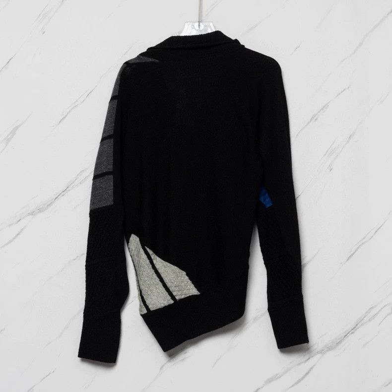 Y/Project Y/Project Asymmetric Wool Knit Sweater - dmc Size US S / EU 44-46 / 1 - 3 Thumbnail