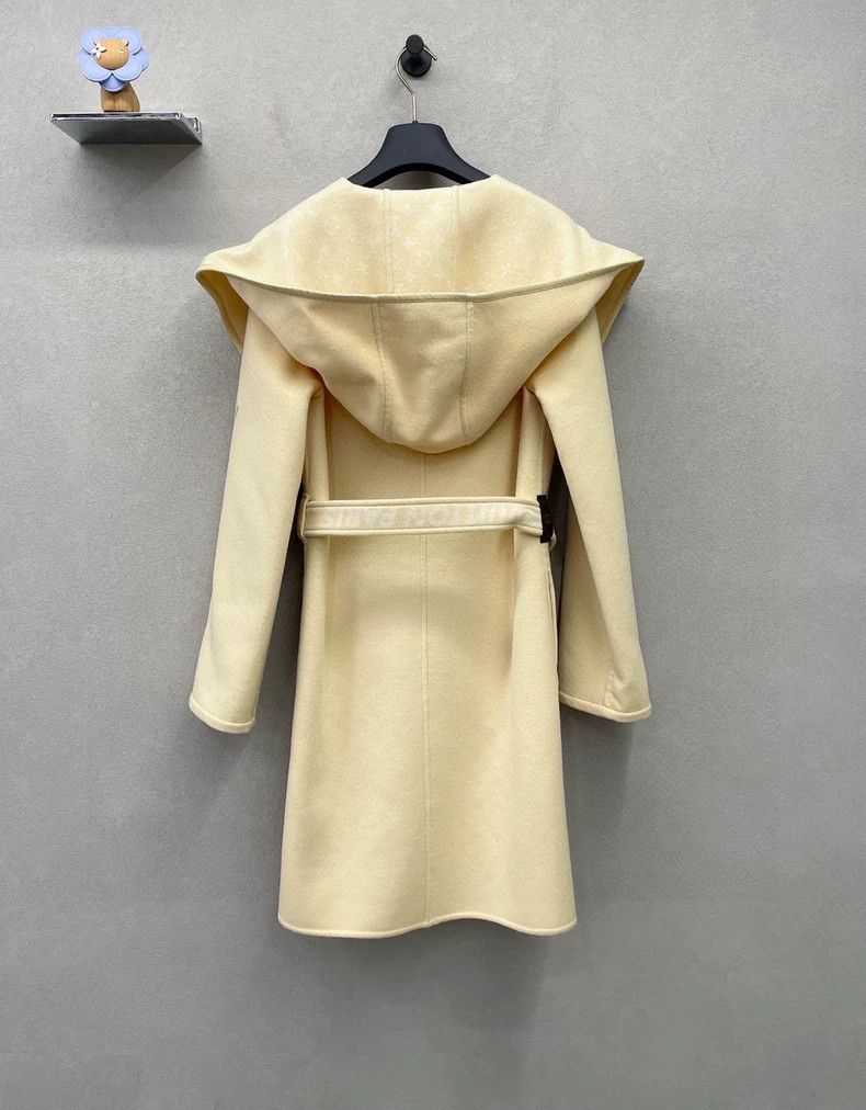 Louis Vuitton Louis Vuitton Yellow Logo Robe Coat - dmc Size US XXS / EU 40 - 3 Thumbnail