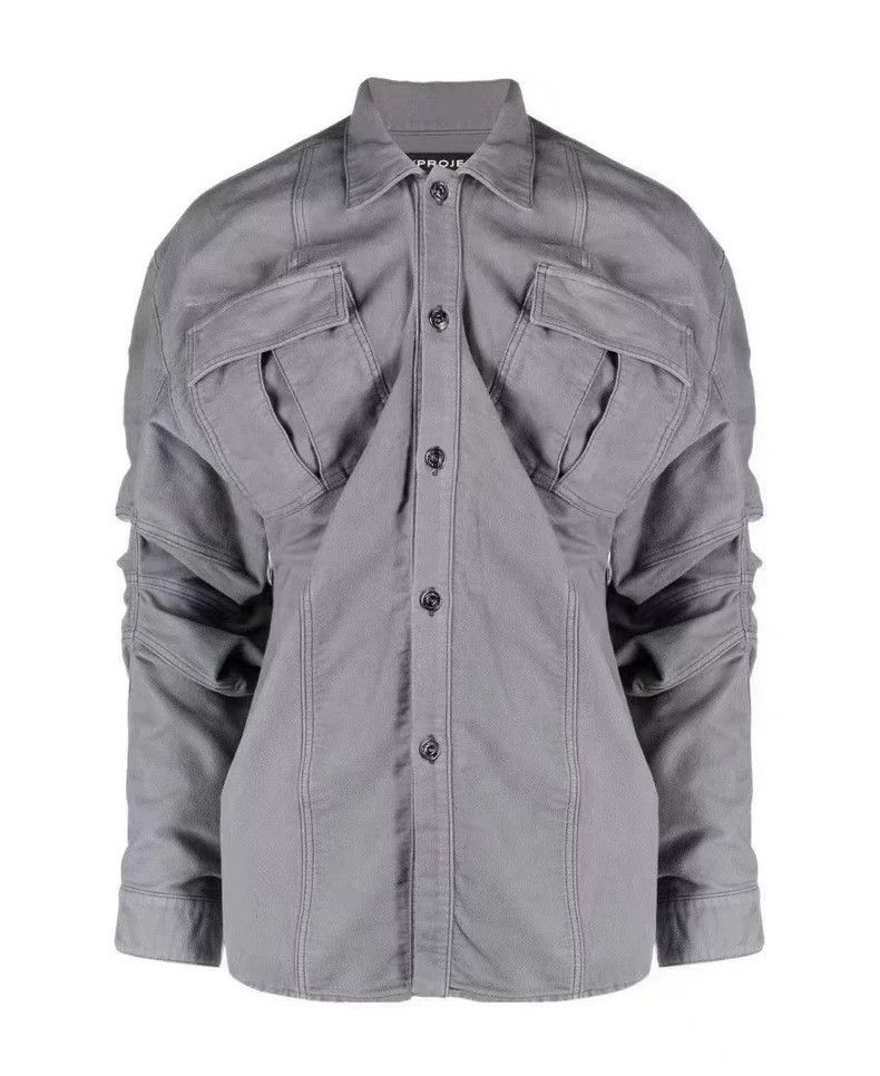 Y/Project Y/Project 23SS Gray Utility Jacket - dmc Size US M / EU 48-50 / 2 - 5 Thumbnail