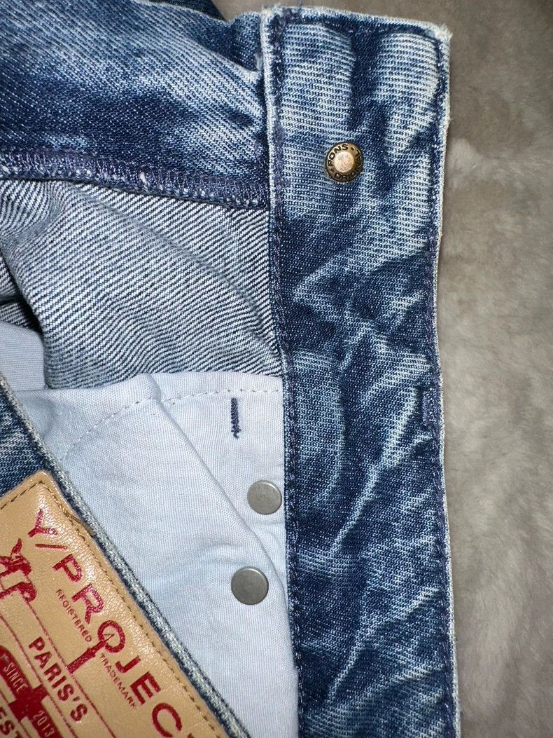 Y/Project Y/Project 2018 Ruched Distressed Jeans - dmc Size US 29 - 7 Thumbnail