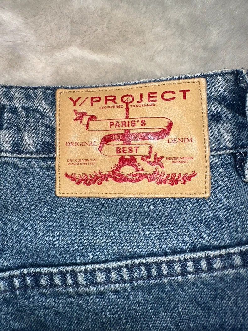 Y/Project Y/Project 2018 Ruched Distressed Jeans - dmc Size US 29 - 4 Thumbnail