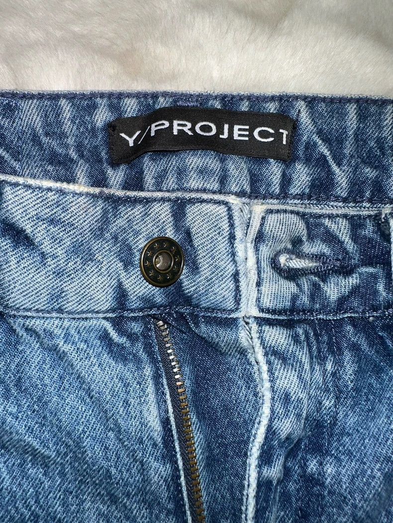 Y/Project Y/Project 2018 Ruched Distressed Jeans - dmc Size US 29 - 3 Thumbnail