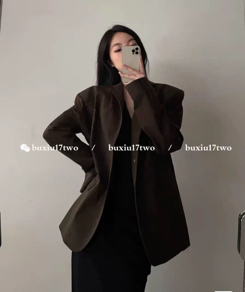 Y/Project Y/PROJECT Pad Shoulder Pleated Blazer - dmc Size US L / EU 52-54 / 3 - 2 Thumbnail