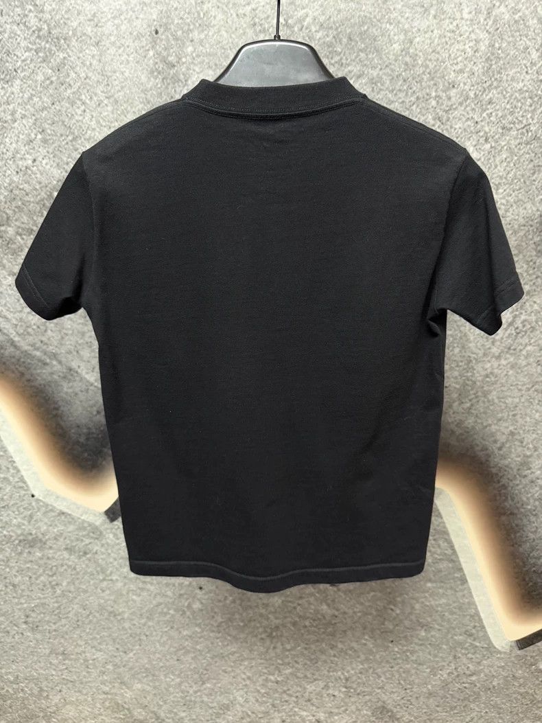 Balenciaga Balenciaga Women's Black Short Sleeve T-shirt L - dmc Size US L / EU 52-54 / 3 - 2 Thumbnail