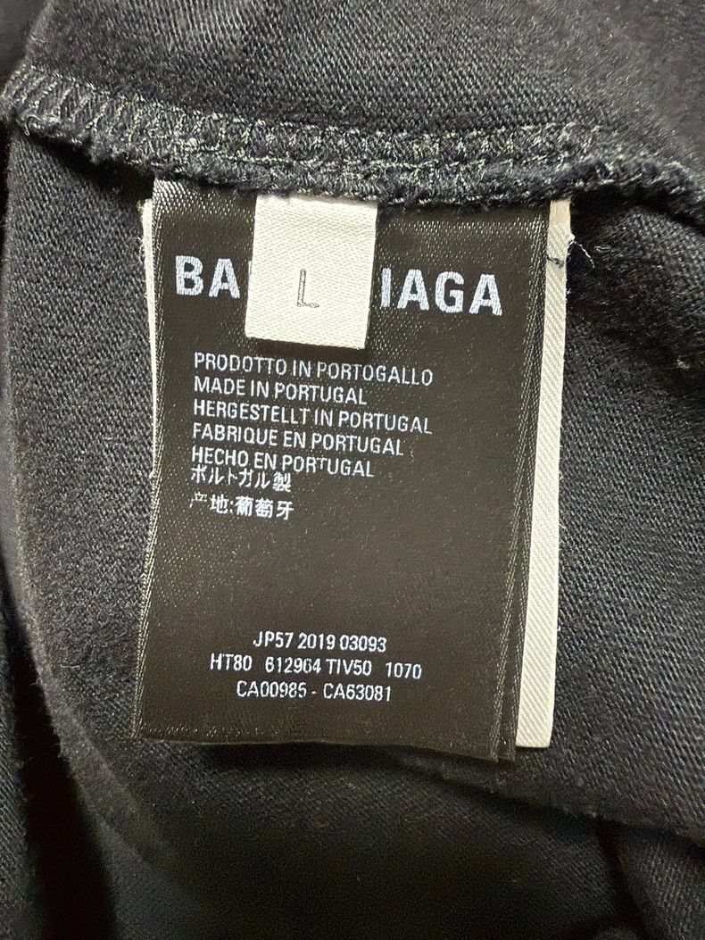 Balenciaga Balenciaga Women's Black Short Sleeve T-shirt L - dmc Size US L / EU 52-54 / 3 - 4 Thumbnail