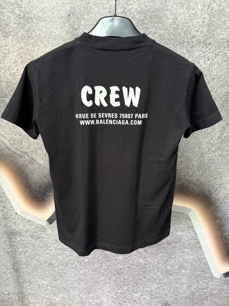 Balenciaga Balenciaga Women's Short Sleeve Crew T-shirt - dmc Size US L / EU 52-54 / 3 - 2 Thumbnail