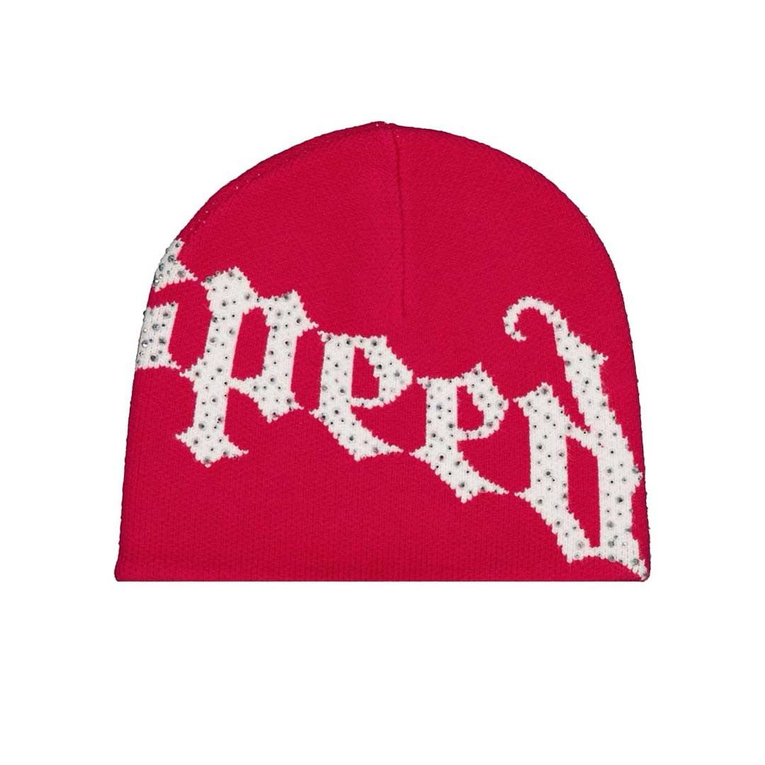 Godspeed OG Logo Studded Beanie Red White Size ONE SIZE - 2 Thumbnail