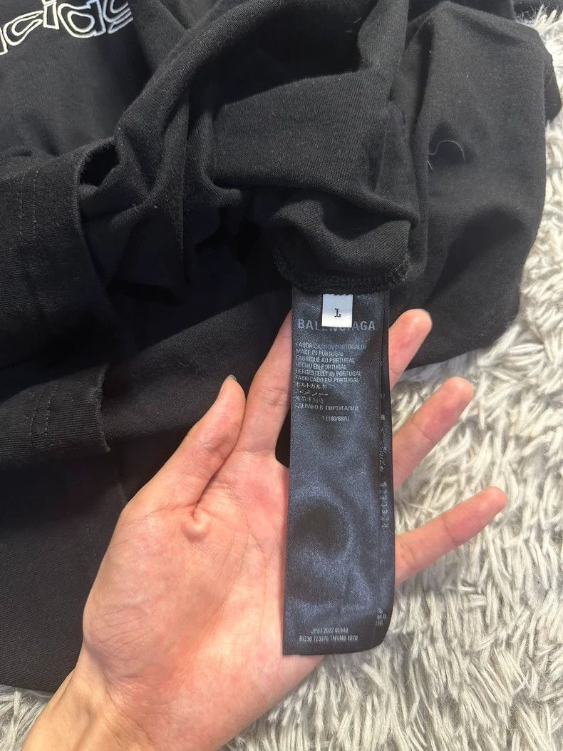 Balenciaga Balenciaga x Adidas Short Sleeve Tee - dmc Size US L / EU 52-54 / 3 - 5 Thumbnail