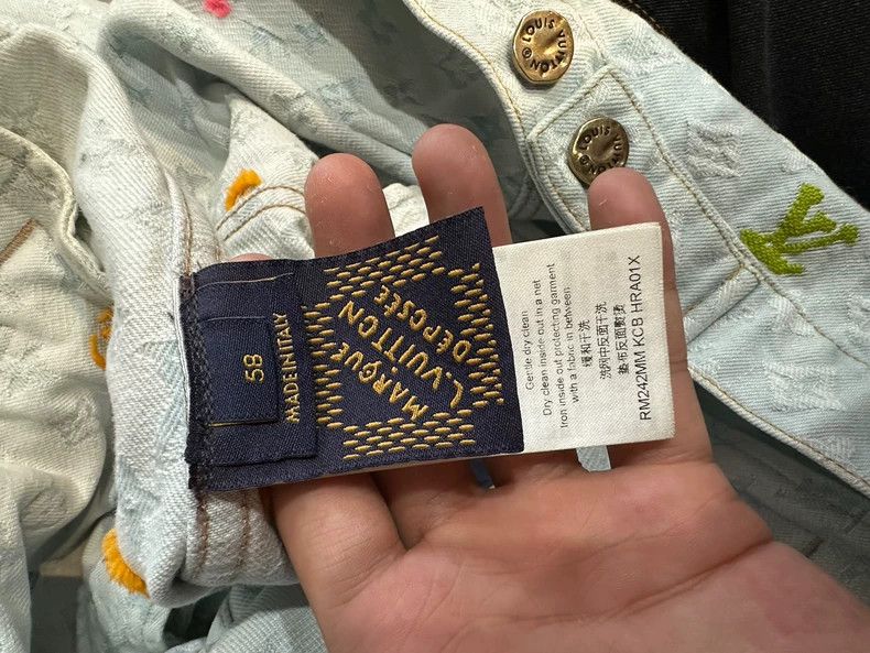 Louis Vuitton Louis Vuitton x Tyler24 Denim Jacket - dmc Size US XXL / EU 58 / 5 - 4 Thumbnail
