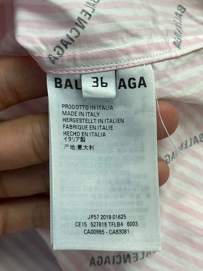 Balenciaga Balenciaga Logo Print Pink Shirt - dmc Size US S / EU 44-46 / 1 - 3 Thumbnail