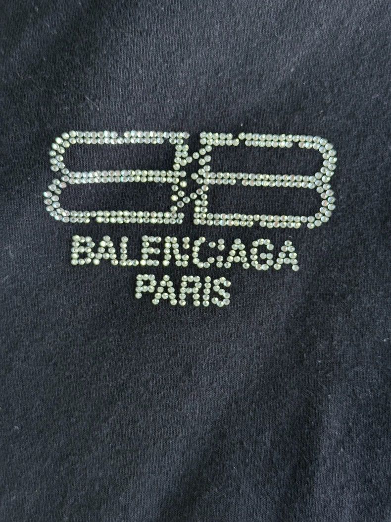 Balenciaga Balenciaga Rhinestone Long Sleeve Top - dmc Size US M / EU 48-50 / 2 - 2 Thumbnail