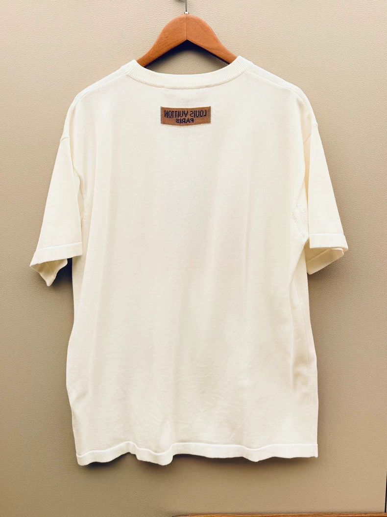 Louis Vuitton Louis Vuitton SS24 Embroidered Logo T-Shirt - dmc Size US M / EU 48-50 / 2 - 2 Thumbnail