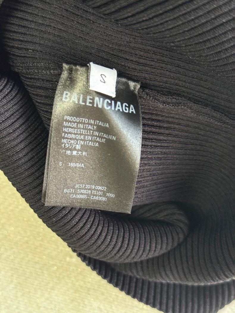 Balenciaga Balenciaga Black Ribbed Base Layer S - dmc Size US S / EU 44-46 / 1 - 3 Thumbnail