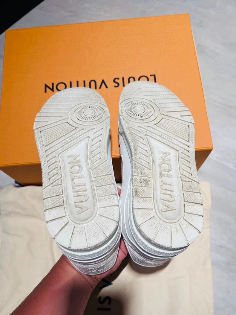 Louis Vuitton Louis Vuitton Trainer White Lowtop Sneakers - dmc Size US 7 / EU 40 - 7 Thumbnail