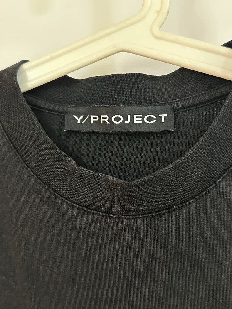 Y/Project Y Project Washed Black Embroidered Logo T-shirt - dmc Size US S / EU 44-46 / 1 - 5 Thumbnail