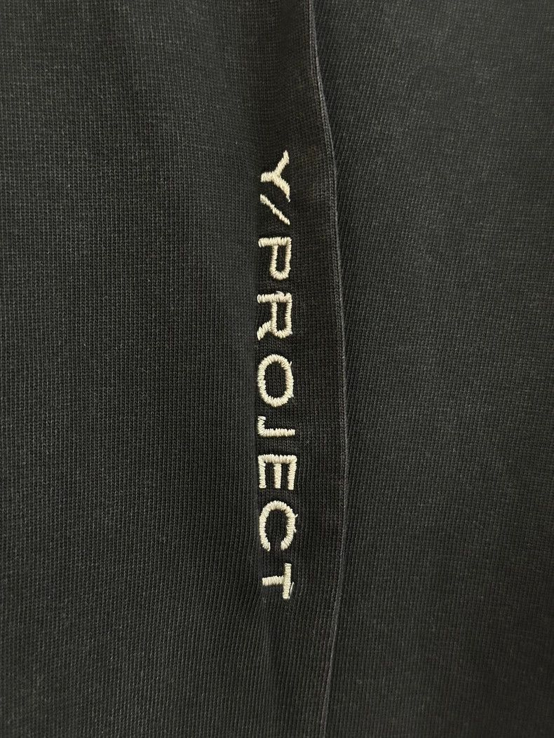 Y/Project Y Project Washed Black Embroidered Logo T-shirt - dmc Size US S / EU 44-46 / 1 - 4 Thumbnail