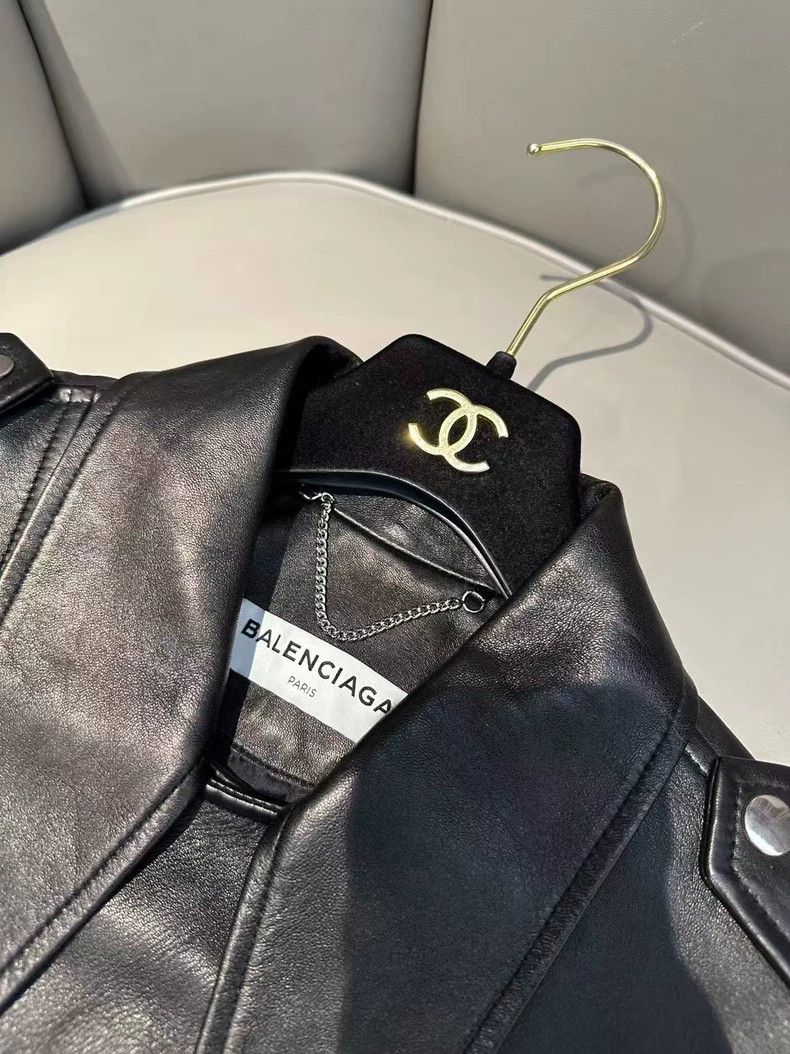 Balenciaga Balenciaga Leather Jacket Size 38 - dmc Size US S / EU 44-46 / 1 - 3 Thumbnail