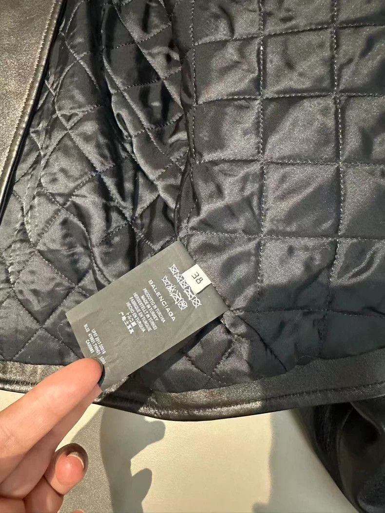 Balenciaga Balenciaga Leather Jacket Size 38 - dmc Size US S / EU 44-46 / 1 - 2 Thumbnail