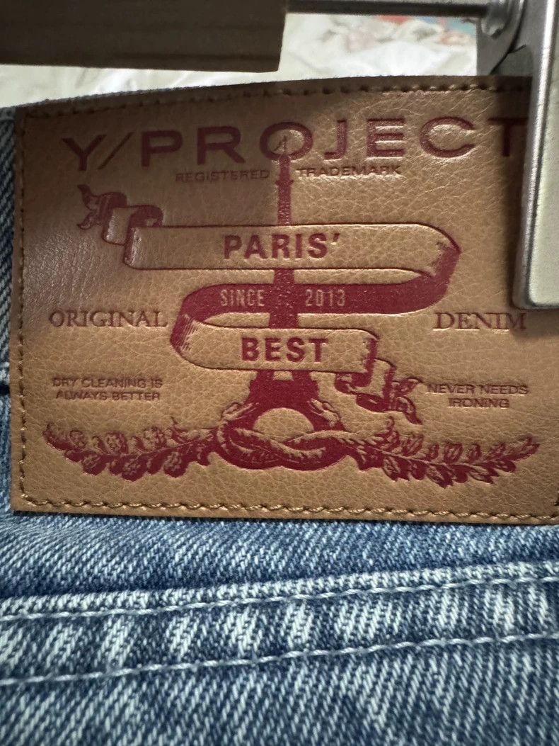 Y/Project Y/Project Blue Denim Jeans Unisex - dmc Size US 37 - 5 Thumbnail