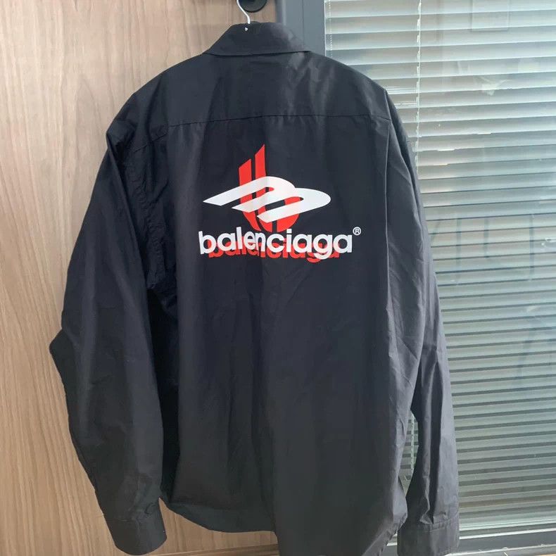 Balenciaga Balenciaga Black Distressed Shirt - dmc Size US M / EU 48-50 / 2 - 2 Thumbnail