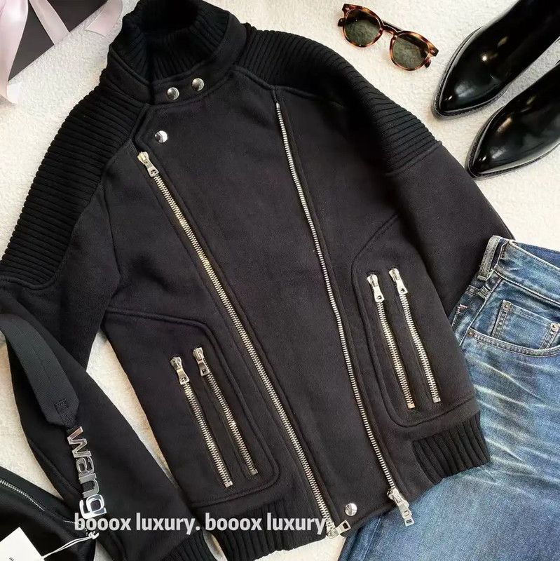 Balmain Balmain Women's Black Cotton Jacket Size S 0089 Size S / US 4 / IT 40 - 4 Thumbnail