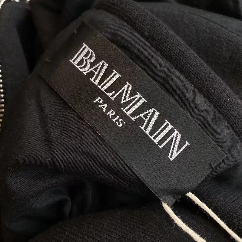 Balmain Balmain Women's Black Cotton Jacket Size S 0089 Size S / US 4 / IT 40 - 3 Thumbnail