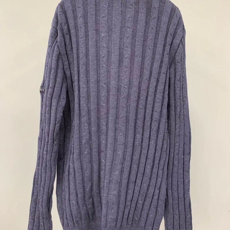 Balmain Balmain Gray Cotton Long Sleeve Pullover Sweater 0089 Size M / US 6-8 / IT 42-44 - 2 Thumbnail