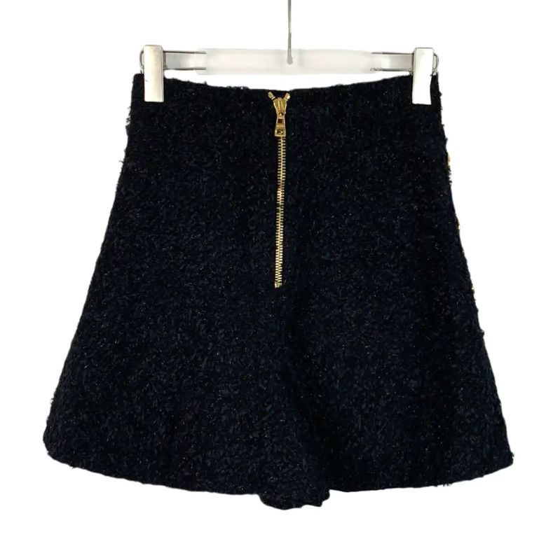 Balmain Balmain Black Cotton Women's Shorts 0089 Size 22" - 2 Thumbnail