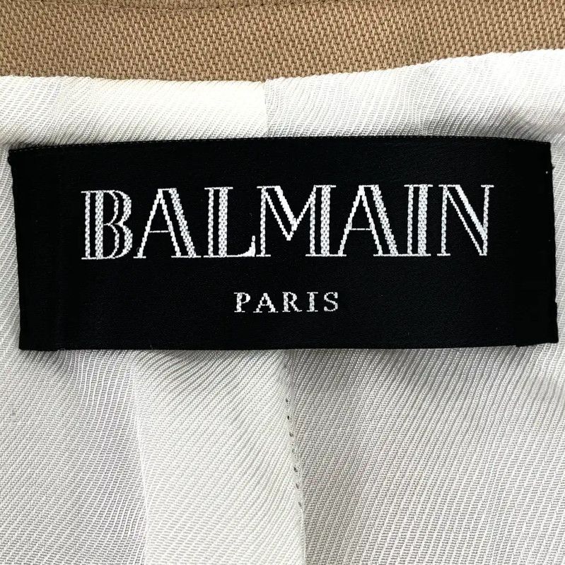 Balmain Balmain Brown Cotton Women's Jacket 0089 Size XXS / US 00 / IT 34 - 6 Thumbnail