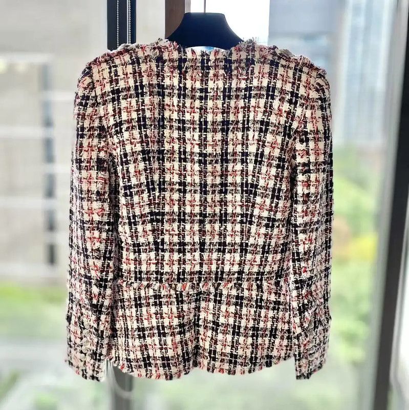 Balmain Balmain Multicolor Fiber Women's Jacket 0089 Size ONE SIZE - 2 Thumbnail