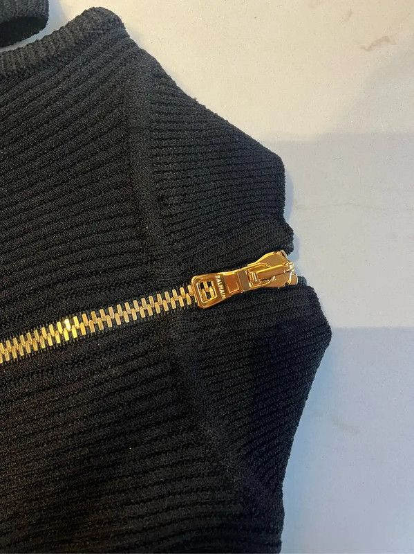 Balmain Balmain Black Women's Dress Size S 0089 Size S / US 4 / IT 40 - 6 Thumbnail