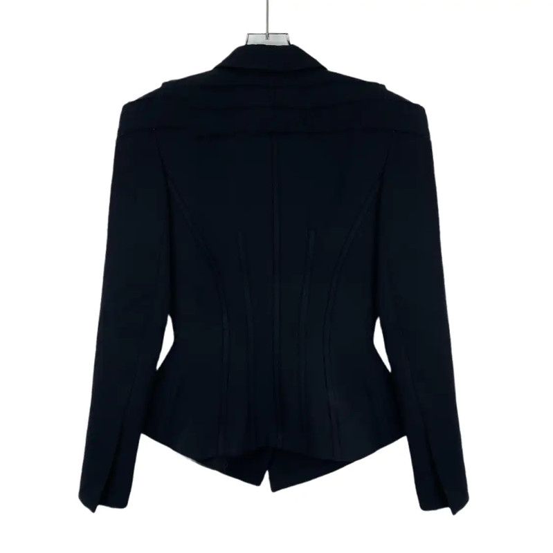 Balmain Balmain Black Wool Lady's Jacket Size S 0089 Size S / US 4 / IT 40 - 2 Thumbnail