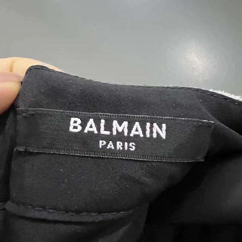 Balmain Balmain Multi-Color Long Sleeve Dress 0089 Size ONE SIZE - 3 Thumbnail