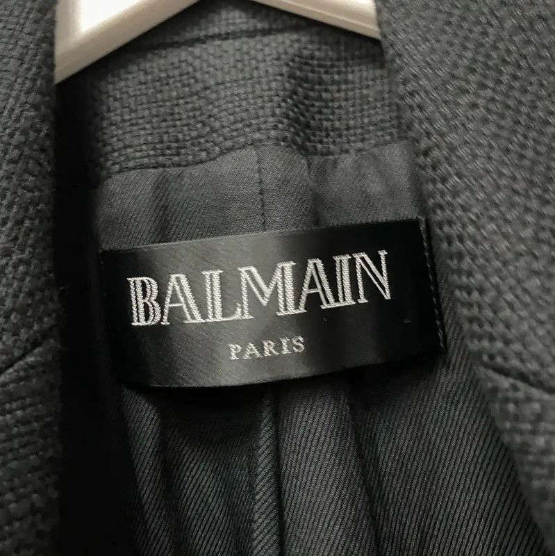 Balmain Balmain Black Spring Autumn Women's Jacket 0089 Size ONE SIZE - 5 Thumbnail