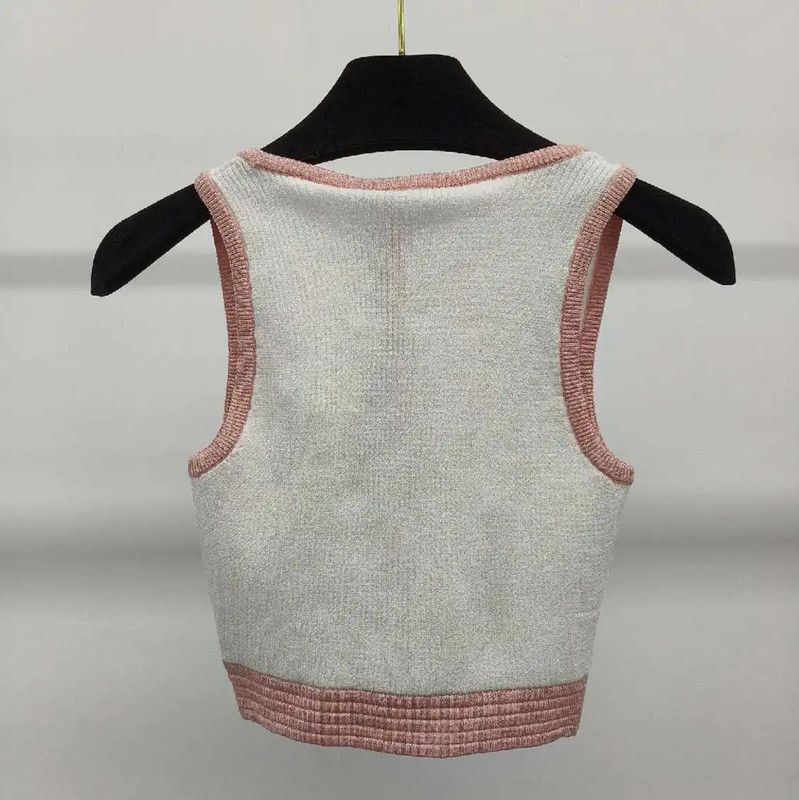 Balmain Balmain White Women's Crop Top with Buttons 0089 Size M / US 6-8 / IT 42-44 - 2 Thumbnail