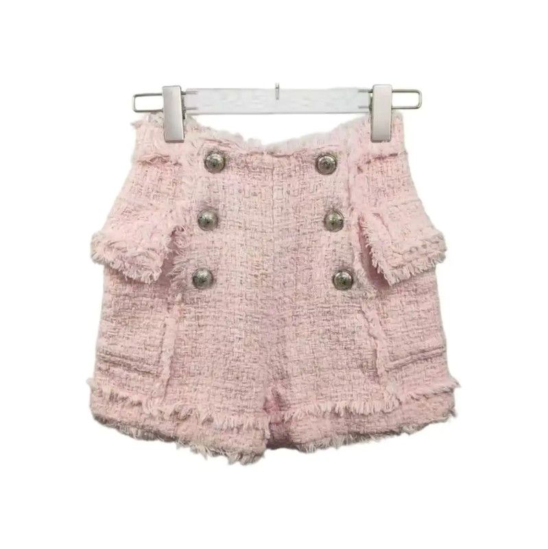 Balmain Balmain Light Pink Women's Midi Skirt 0089 Size 23" - 5 Thumbnail